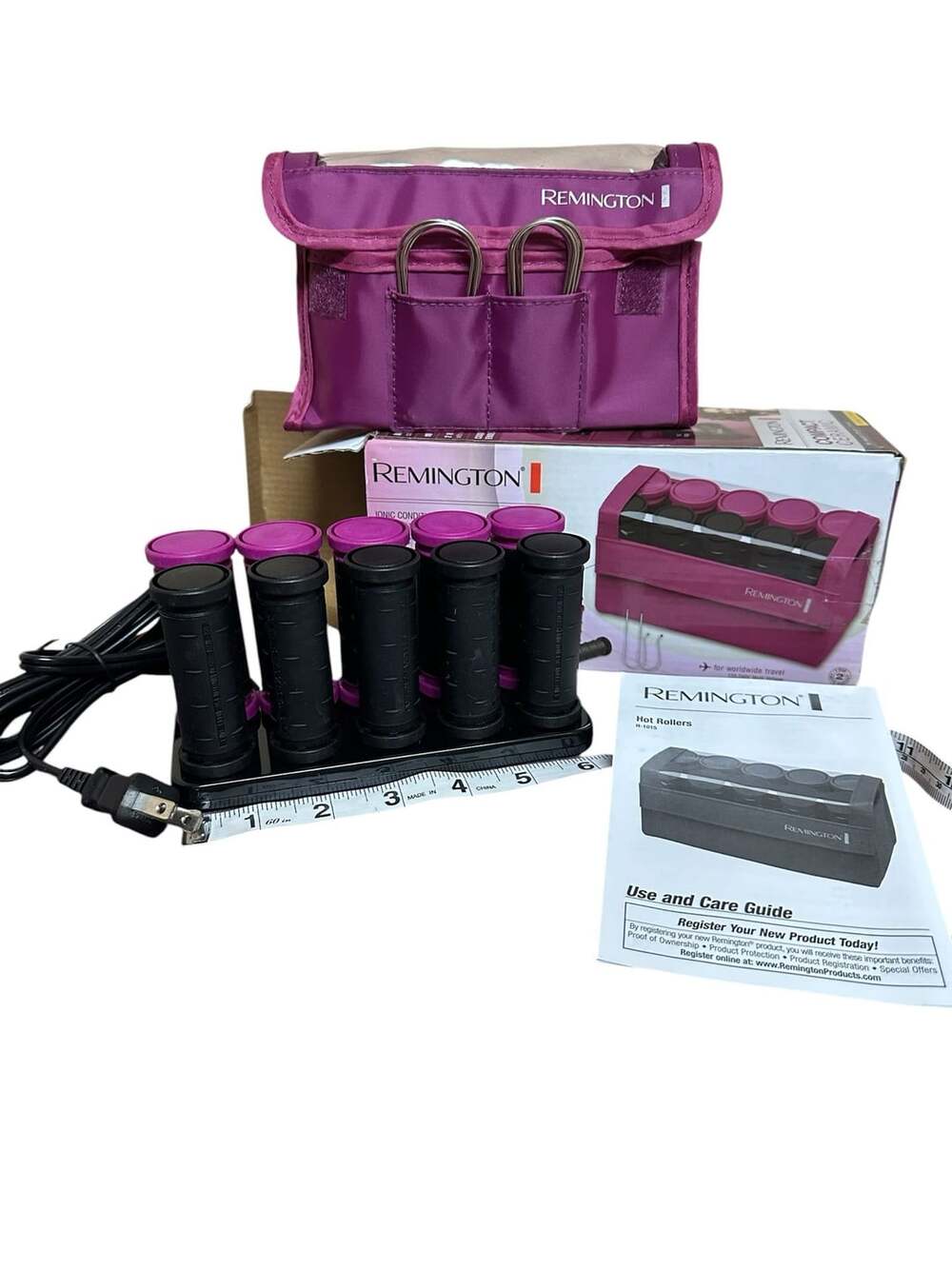 Remington Compact Ceramic Ionic Large and Medium Travel Hot Rollers